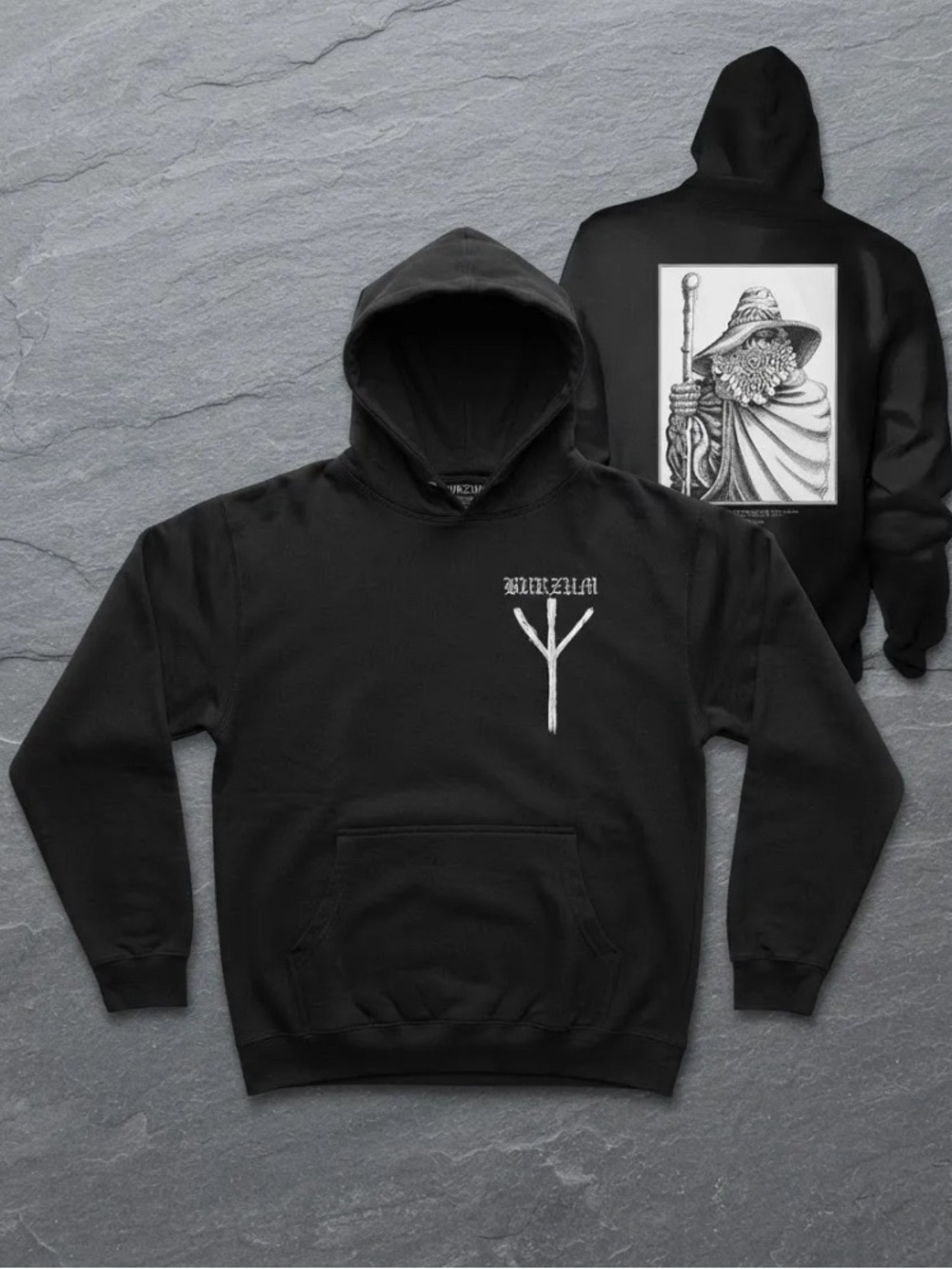 Black Metal Burzum Ambient Hoodies Cotton Streetwear Hooded Pullover Sz S-3XL